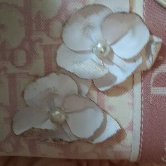 Christian Dior Trotter Y2K John Galliano Girlie White & Pink Small Satchel - Picture 4 of 14